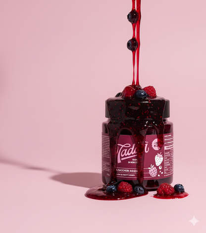 Confettura ai frutti di bosco senza zuccheri aggiunti